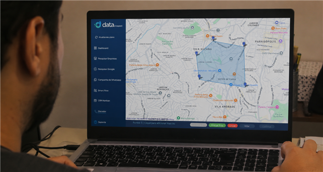 Mapeamento geográfico de leads e conversões